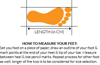 LED Shoes Sizes
