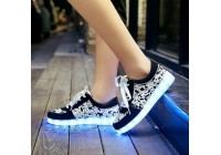 USB Multi Color Led Light Charging Shoes