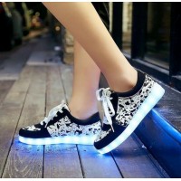 USB Multi Color Led Light Charging Shoes
