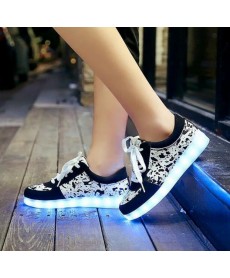 USB Multi Color Led Light Charging Shoes