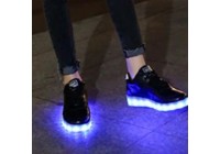Unisex Usb Rechargeable Led Light Shoes Seven Colors